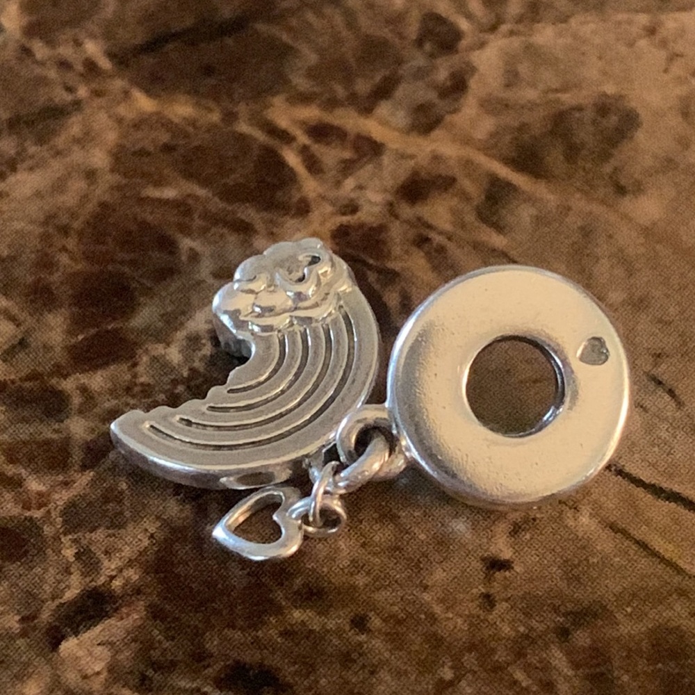 Authentic Pandora Rainbow And Cloud Dangle Charm … - image 4